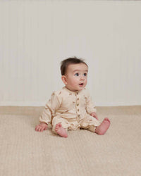 Quincy Mae - Baby Horses Long Sleeve Woven Jumpsuit