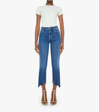 Mother - Insider Crop Pointy Fray Jeans