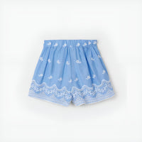 Mayoral - Ruffled Embroidered Top With Skort Set