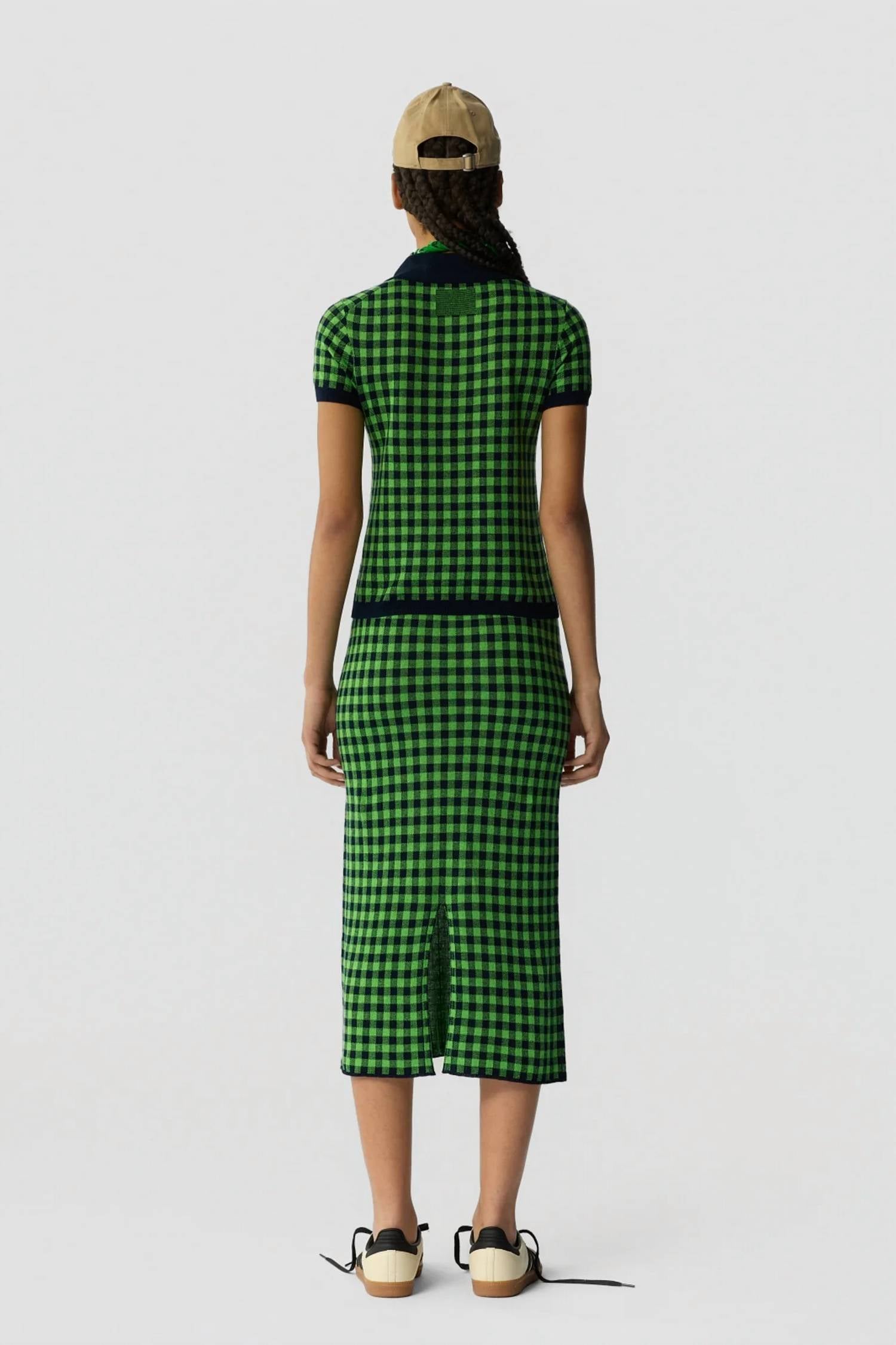 Guest In Residence - Gingham Shrunken Polo
