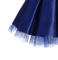Sweet Kids - Girl's Pleated Satin Special Occasion Dress