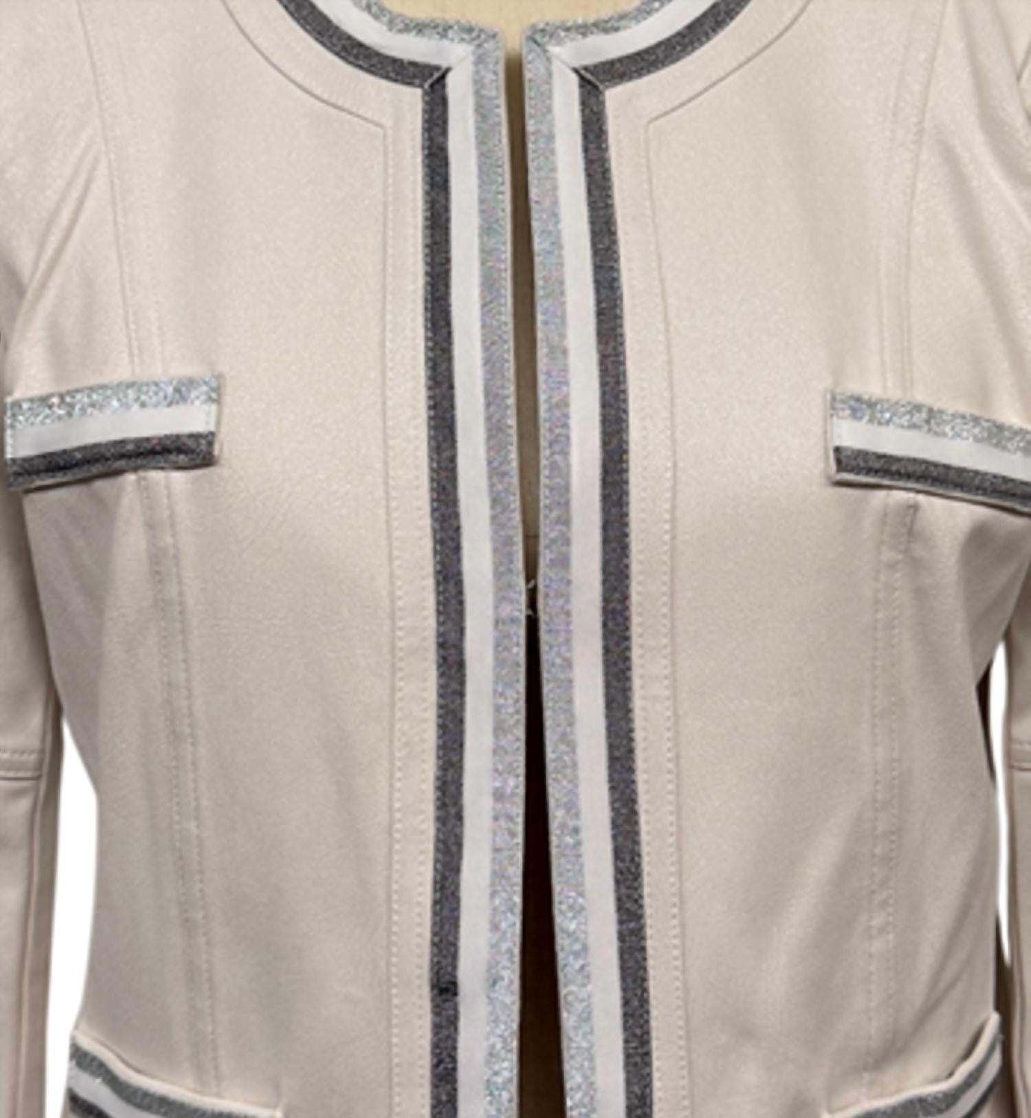 Insight - Women's Suede Long Sleeve Jacket With Trim