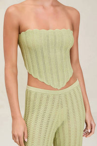 Devon Windsor - Georgia Strapless Knit Top