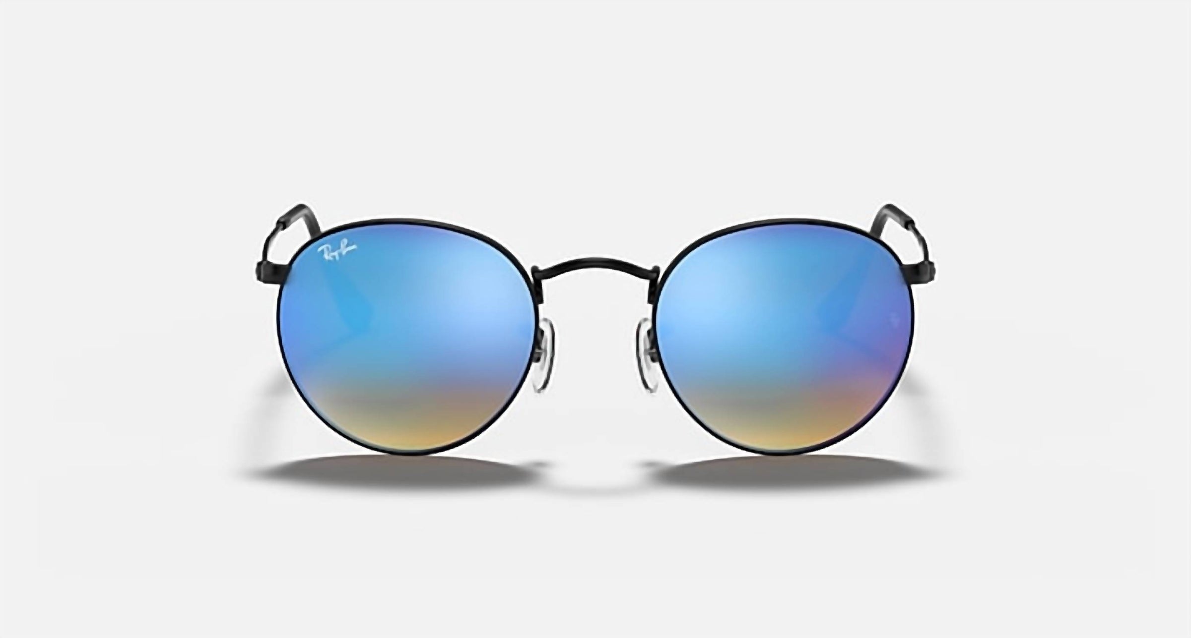 Ray Ban - Round Flash Lenses Medium Non Polarized Sunglasses Rb3447 002/4o