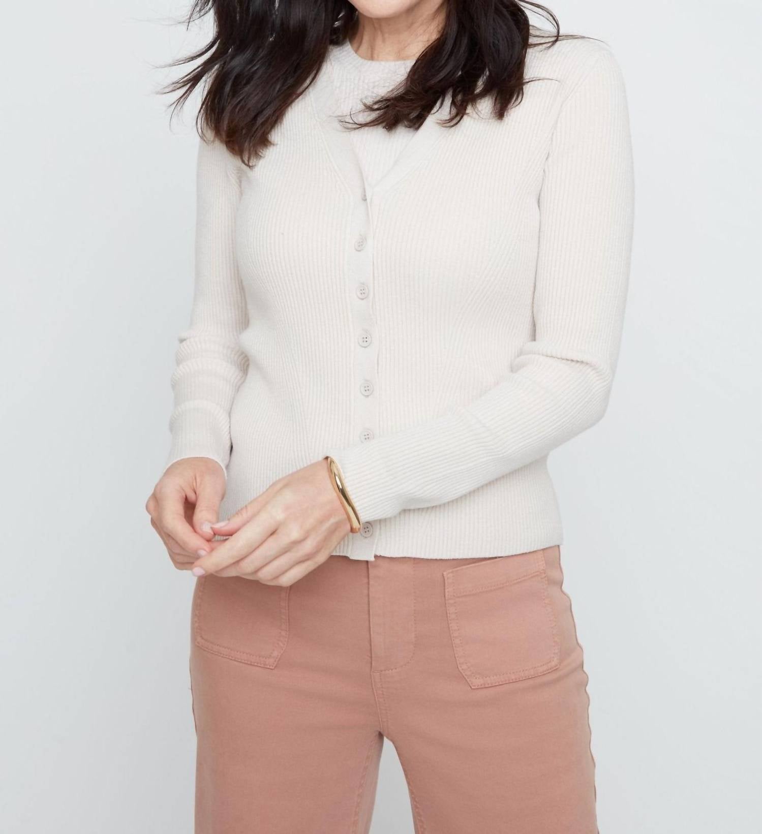 Renuar - Soft Light Yarn Knit Cardigan