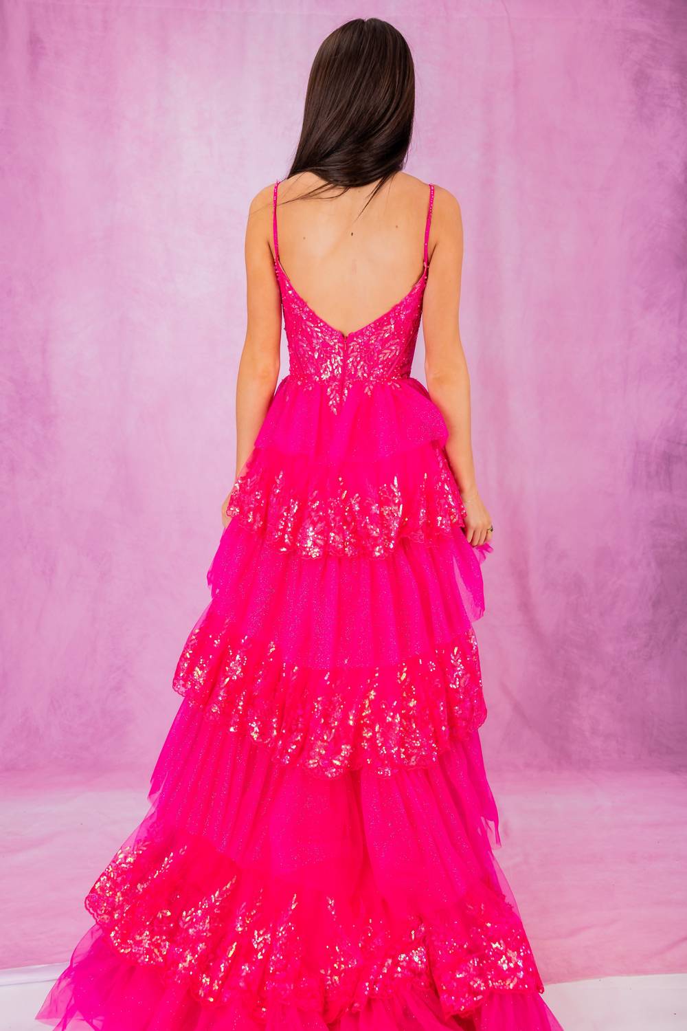 Sherri Hill - Sequin Lace A-line Gown