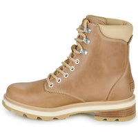 SOREL Women's Lennox Lace Waterproof Leather Boot in ceramic - women's shoe - detail view