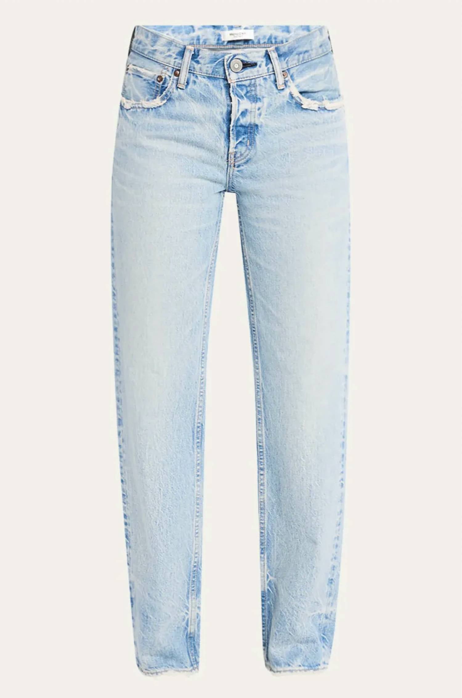 Moussy - Wildwood Straight Low Rise Jeans