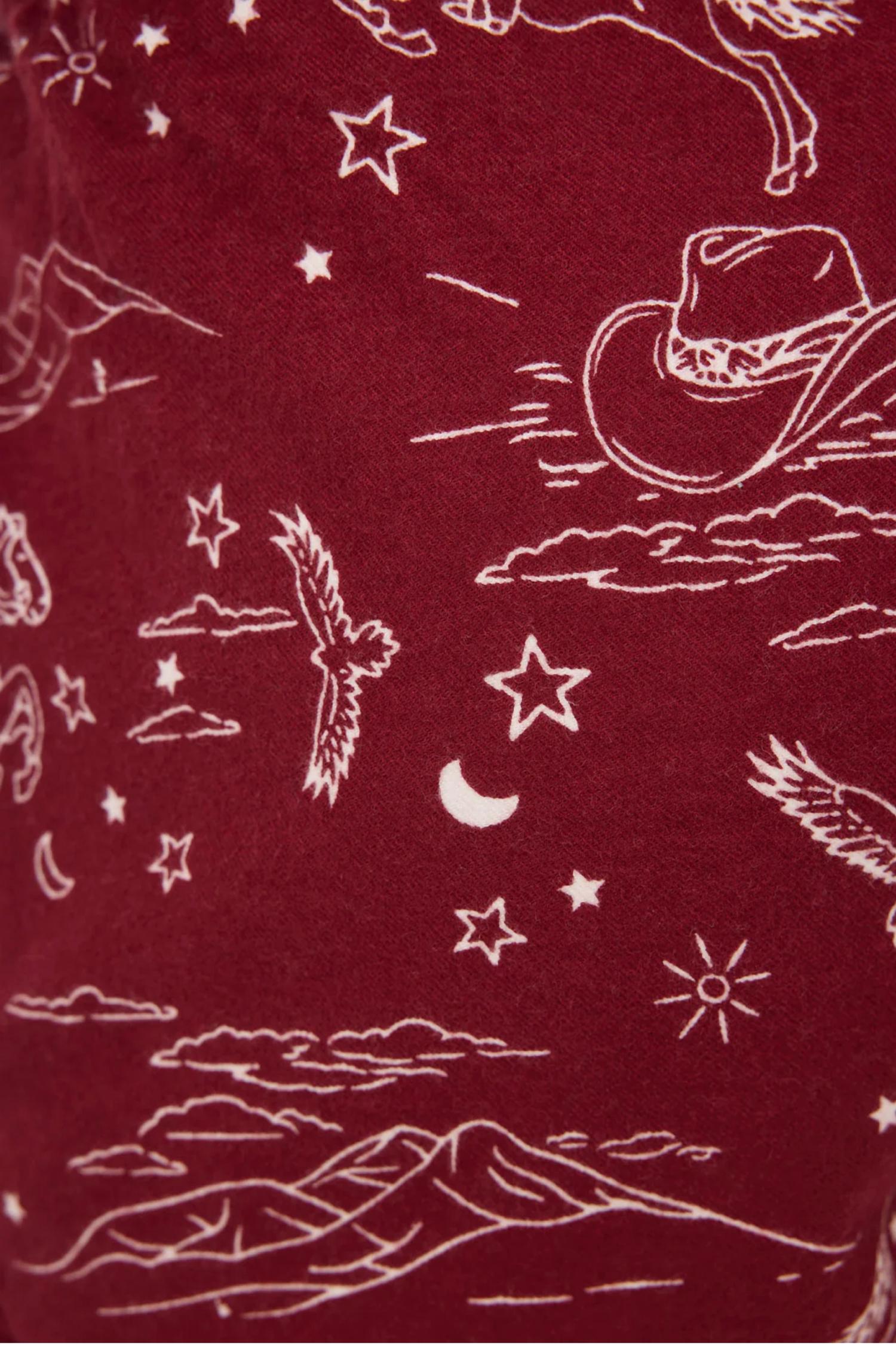 Pj Salvage - Hold Your Horses Flannel Short
