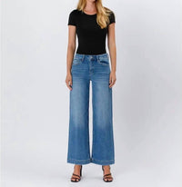 Lovervet - High Rise Trouser Wide Leg Jeans