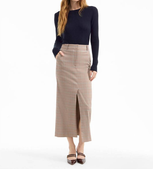 Veronica Beard - Maxine Plaid Midi Skirt