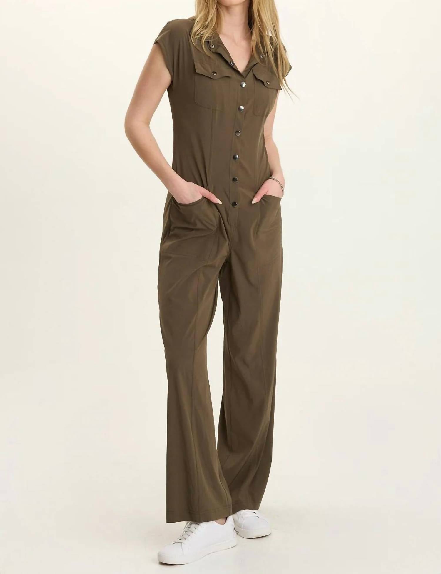 Xcvi - Alpha Cap Sleeve Jumpsuit