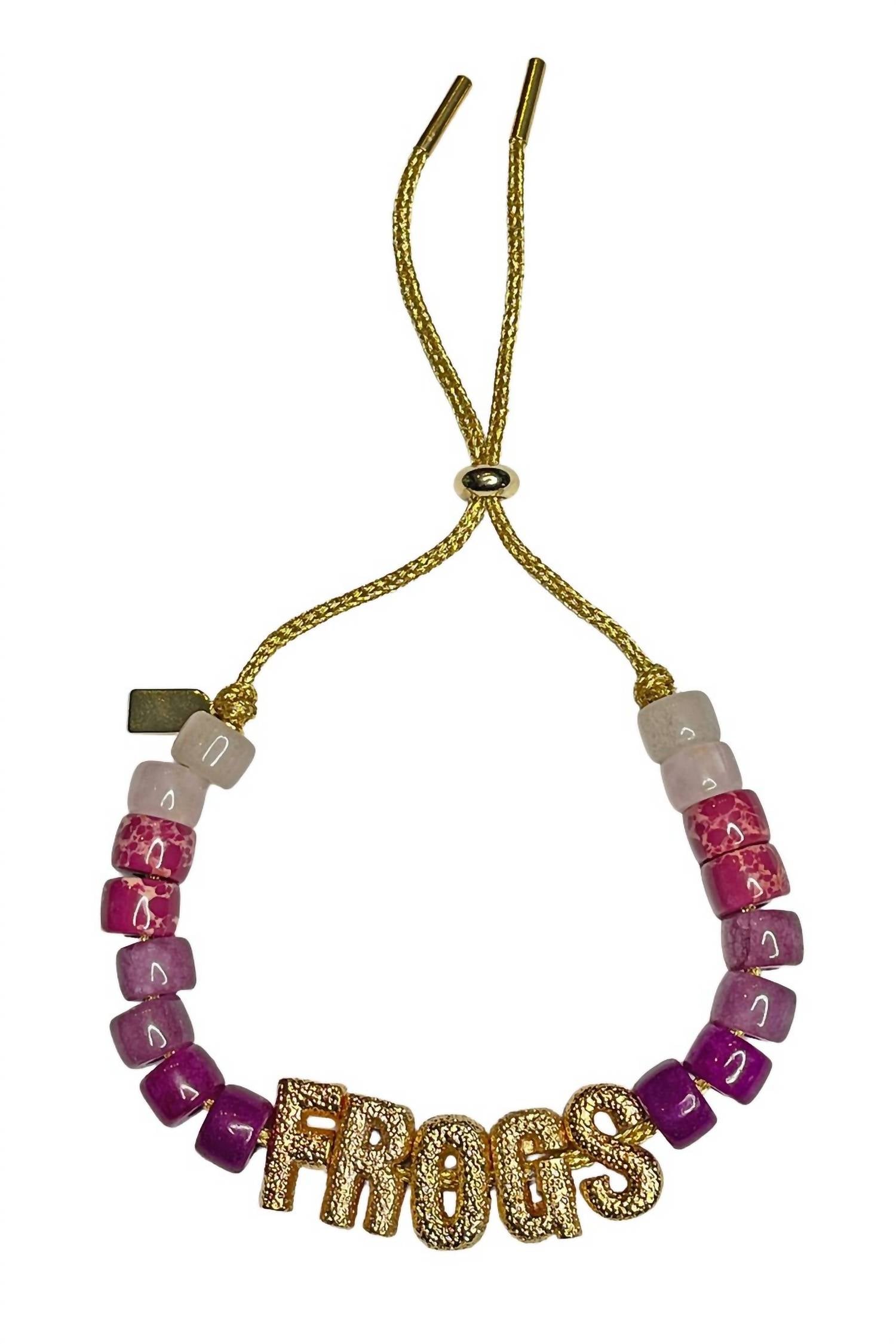 Lucky Star Jewels - Women's Eye Candy Frogs ID Bracelet