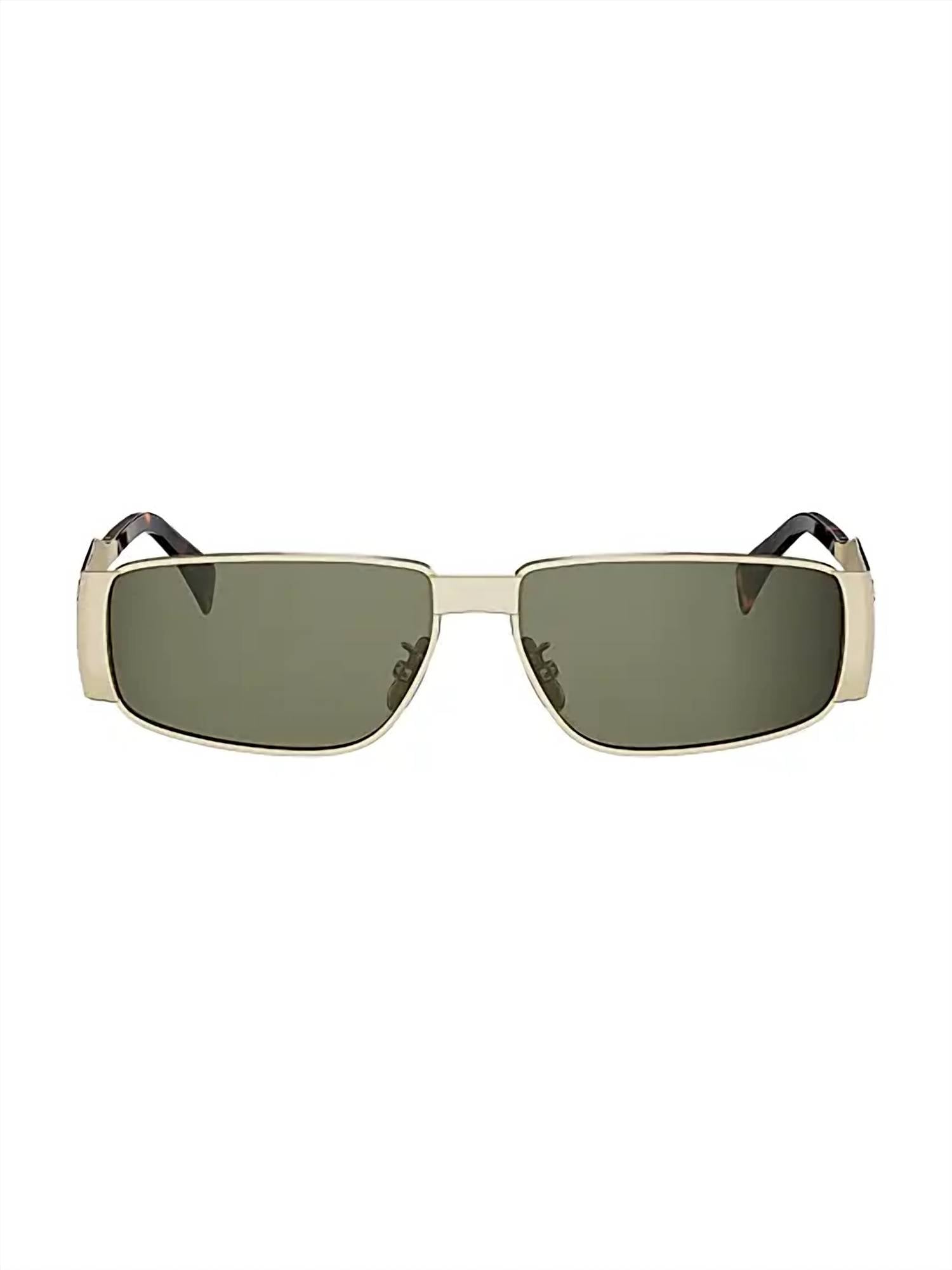 Celine - Men's Metal Triomphe Rectangular Sunglasses