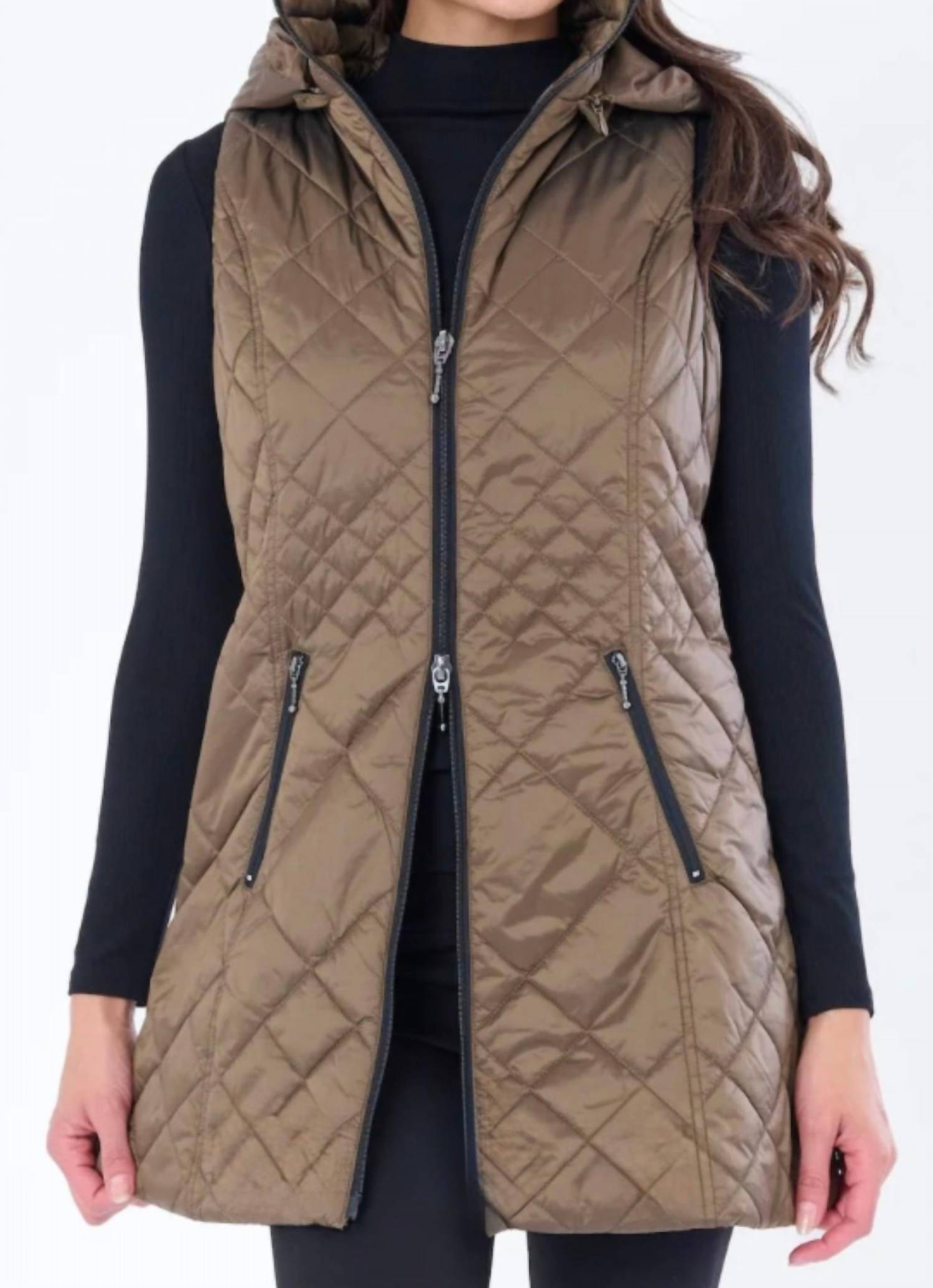 Anorak - Long Quilted Vest