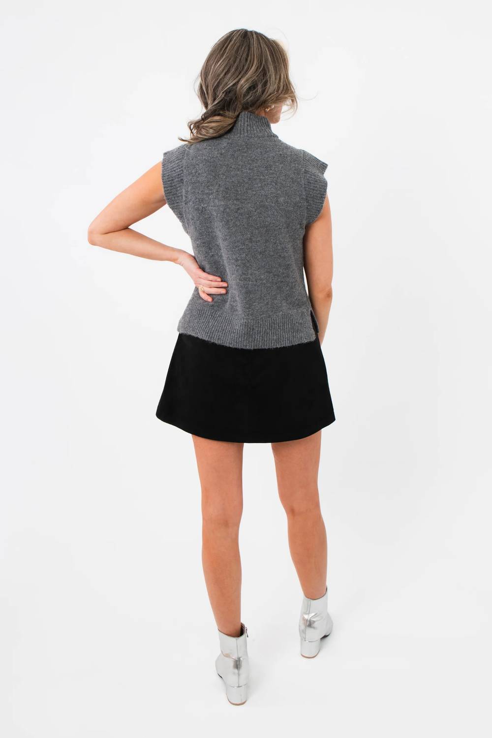 Vero Moda - Rowan Mockneck Sweater Tank Top