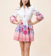 Cleobella Suvi Mini Dress in camellia - women's dress