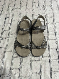 VIONIC Women's Rest Talulah Strap Sandals in pewter - women's sandal - detail view