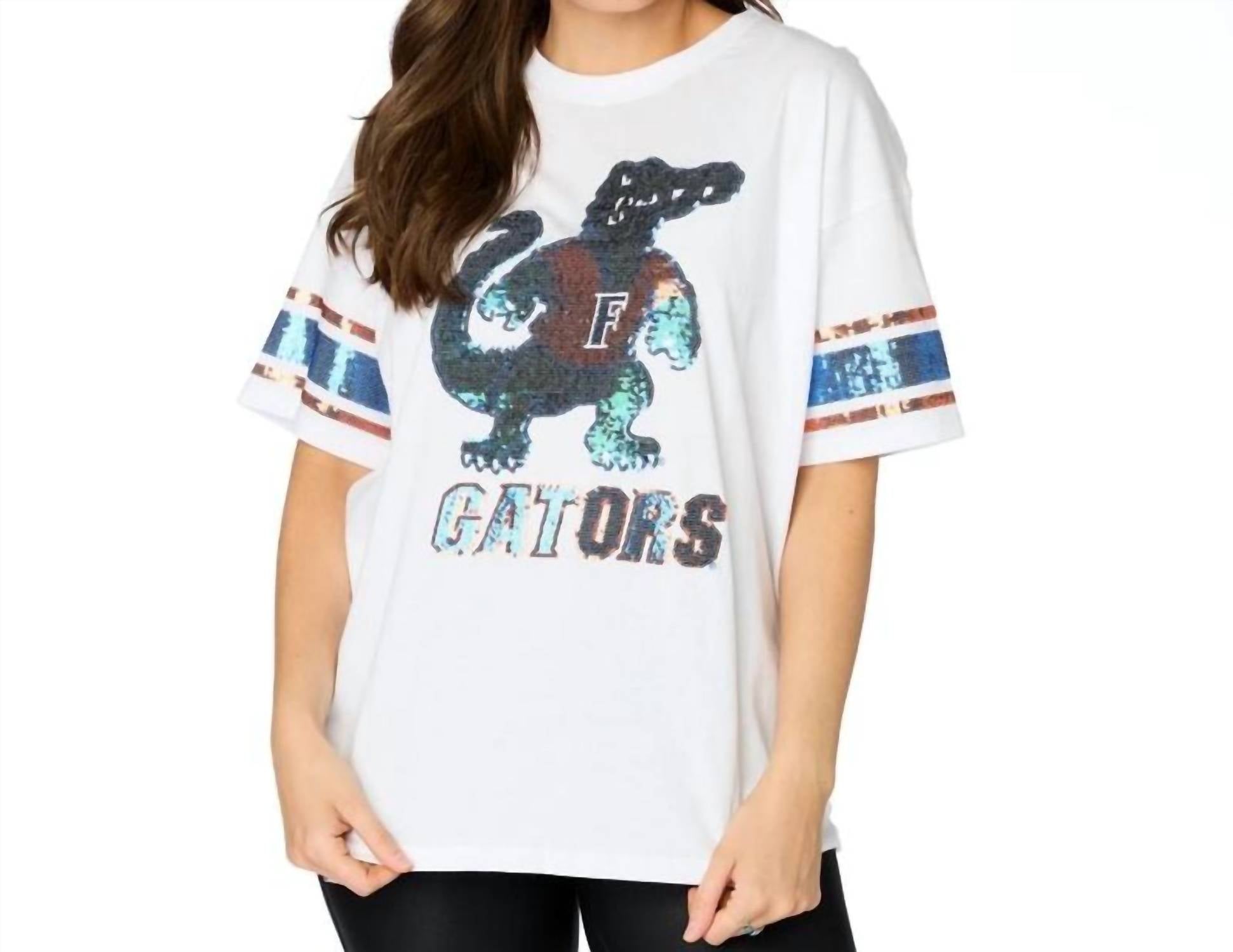 Stewart Simmons - The Gators Sequin Crop Top