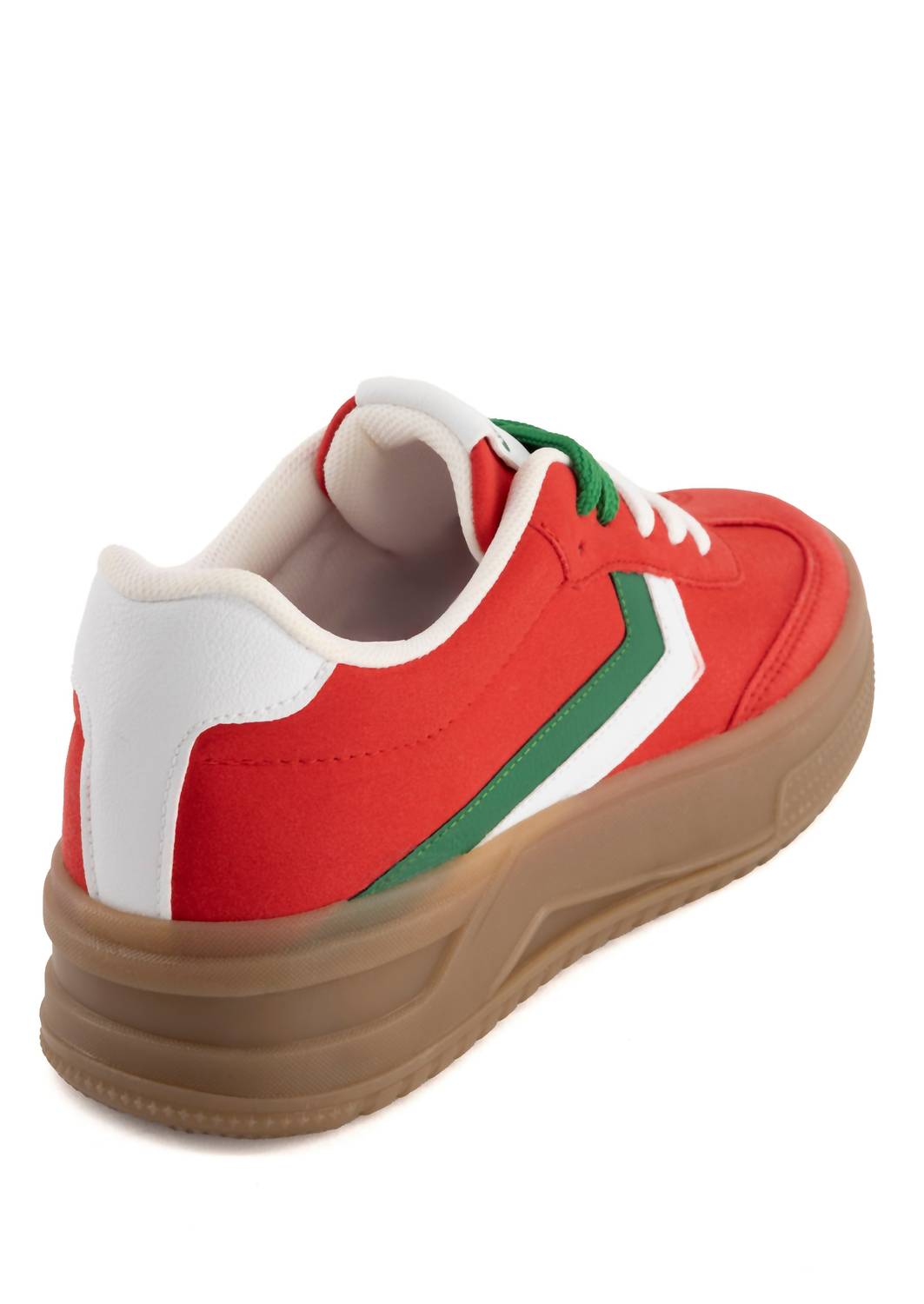 Andrea Women's Casual Sneaker in red - women's sneaker - detail view