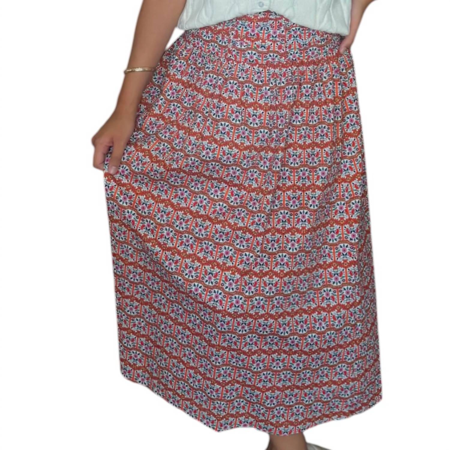 Sincerely Ours - Luna Boho Tile Skirt