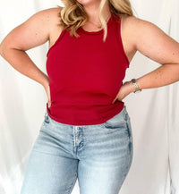 Le Lis - Coastal Stitch Ribbed Tank