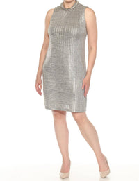 Joseph Ribkoff - Mock Neck Sleeveless Mini Dress