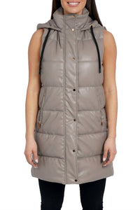 Cali Long Puffer Vest