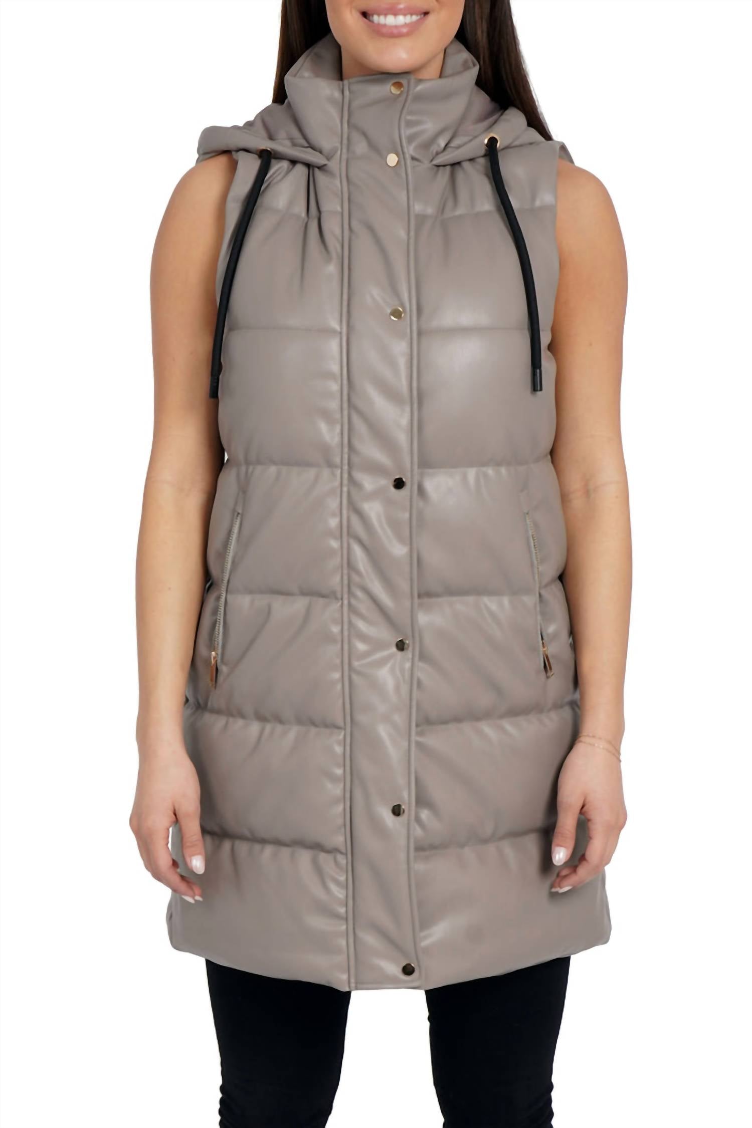 Cali Long Puffer Vest