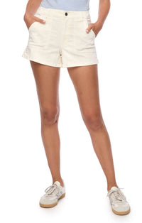 Flags & Anthem Pixley Short in cream - women's shorts