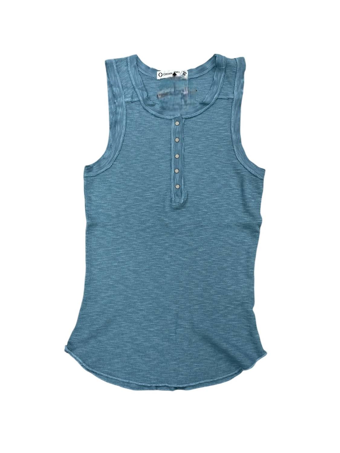 Crown Jewel - Women's Thermal Crew Henley Tank