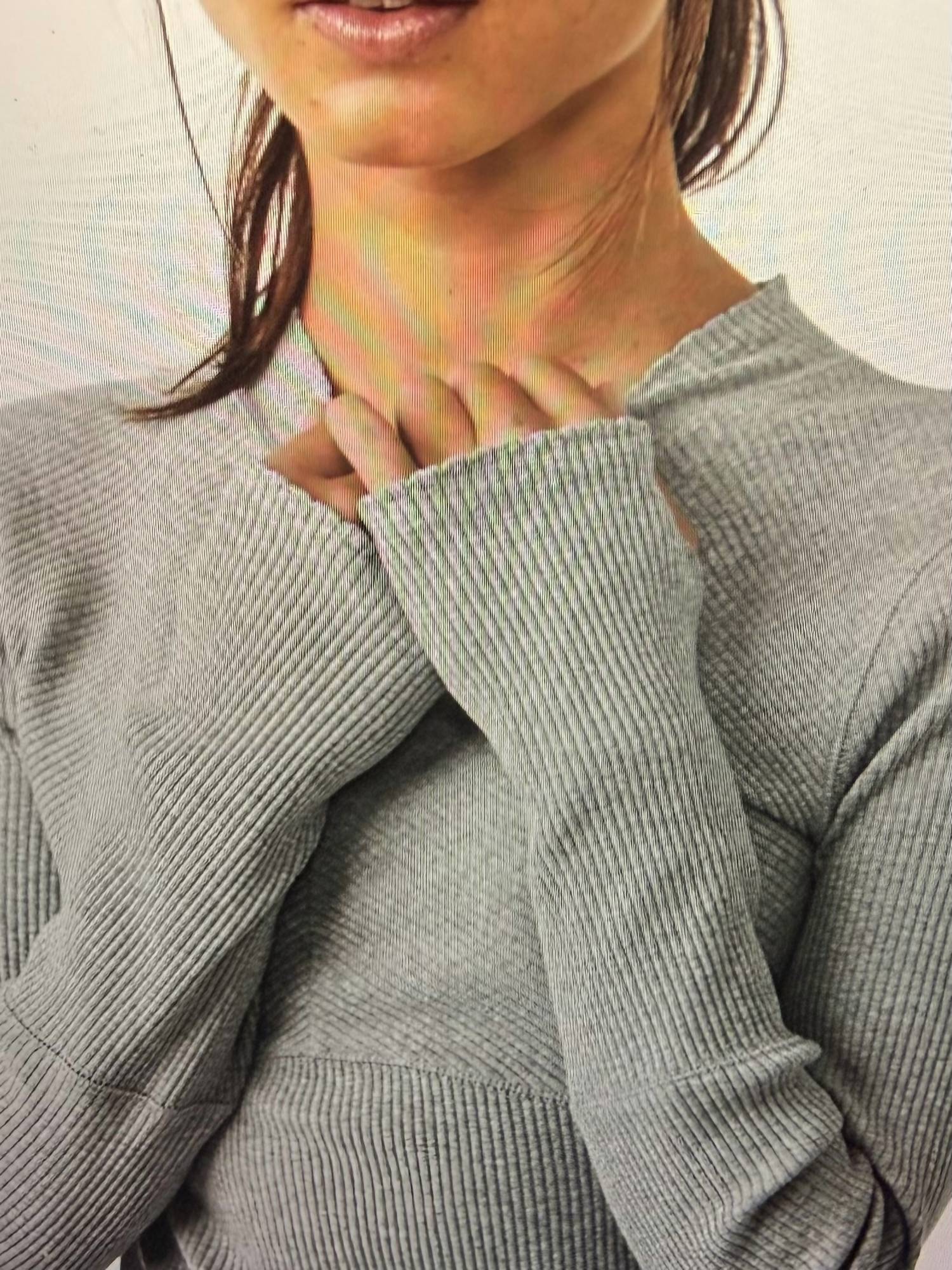 Free People - Laura Long Sleeve RIB top