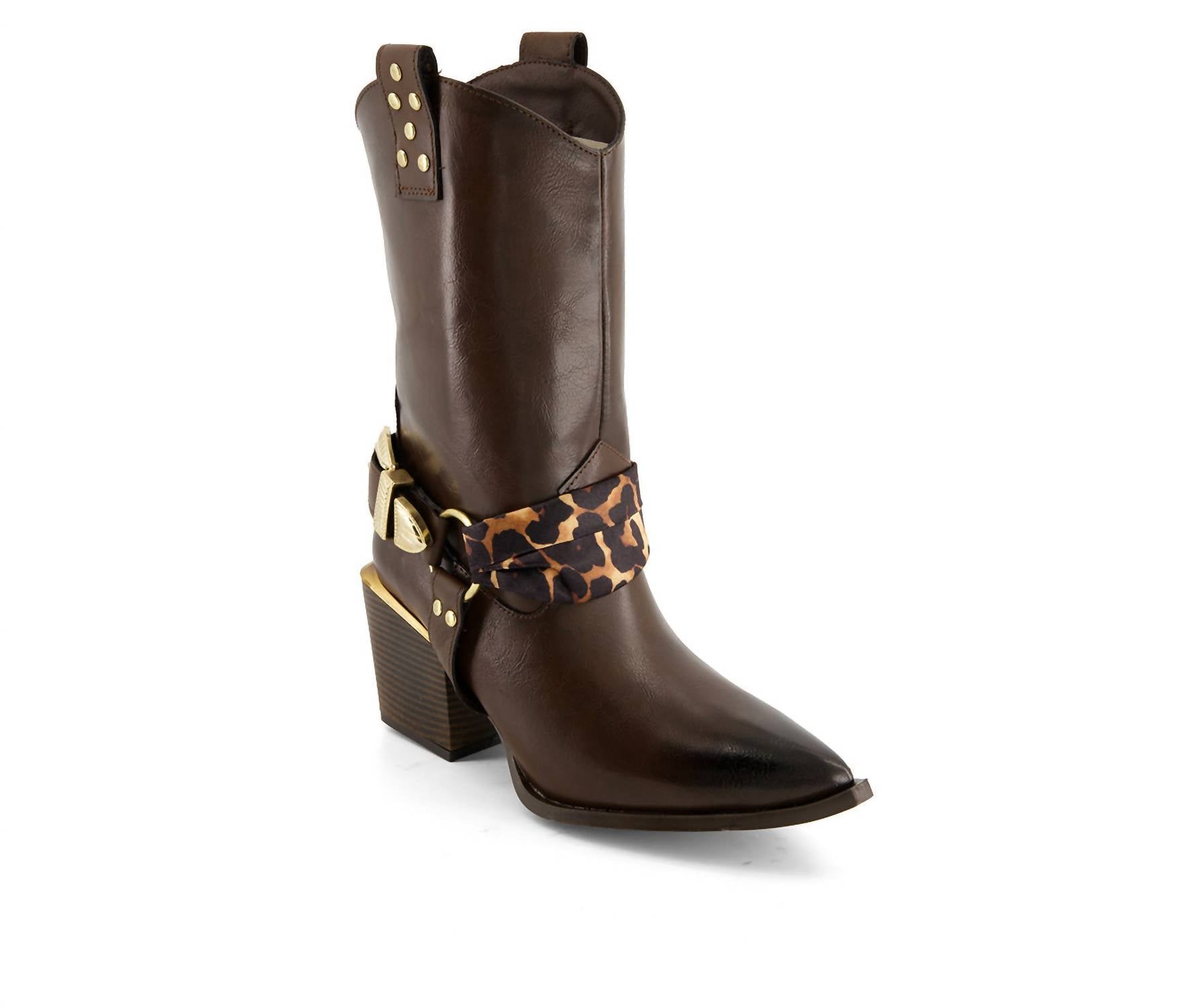 Andrea - Women's Pointed Toe Western Style Boots