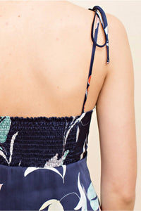 Honey Punch - Floral Baby Doll Tie Top