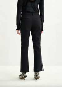 ESSENTIEL ANTWERP Ibell Rhinestone Tap Pants in black - women's pants - detail view