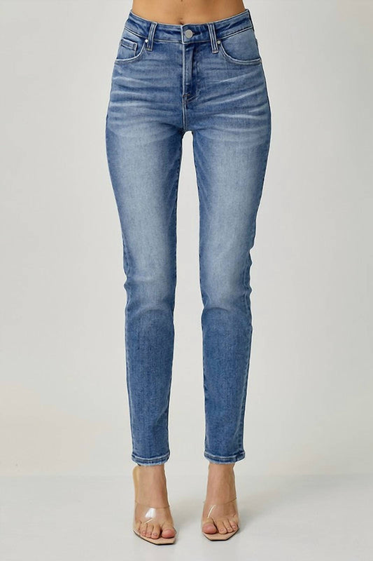 Mid Rise Relaxed Skinny Jean