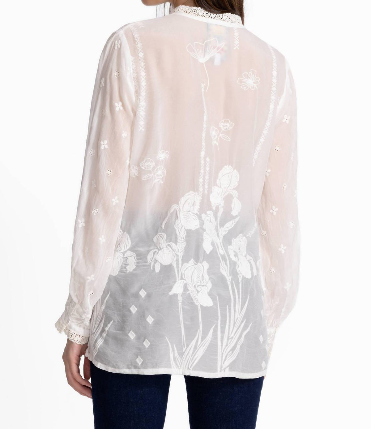 Johnny Was - DE VRIES ORCHID PARTY TUNIC TOP