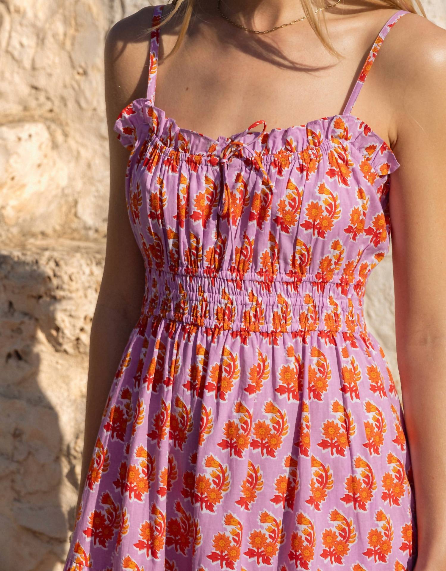 Pink City Prints - Seychelles Midi Dress