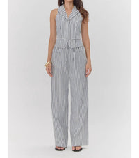 Greylin - Hellen Stripe Halter Vest Top
