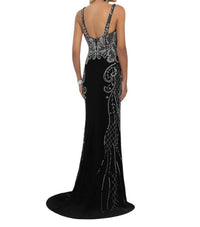 Blush Prom - Beaded Full Length Sheath Gown