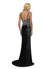 Blush Prom - Beaded Full Length Sheath Gown