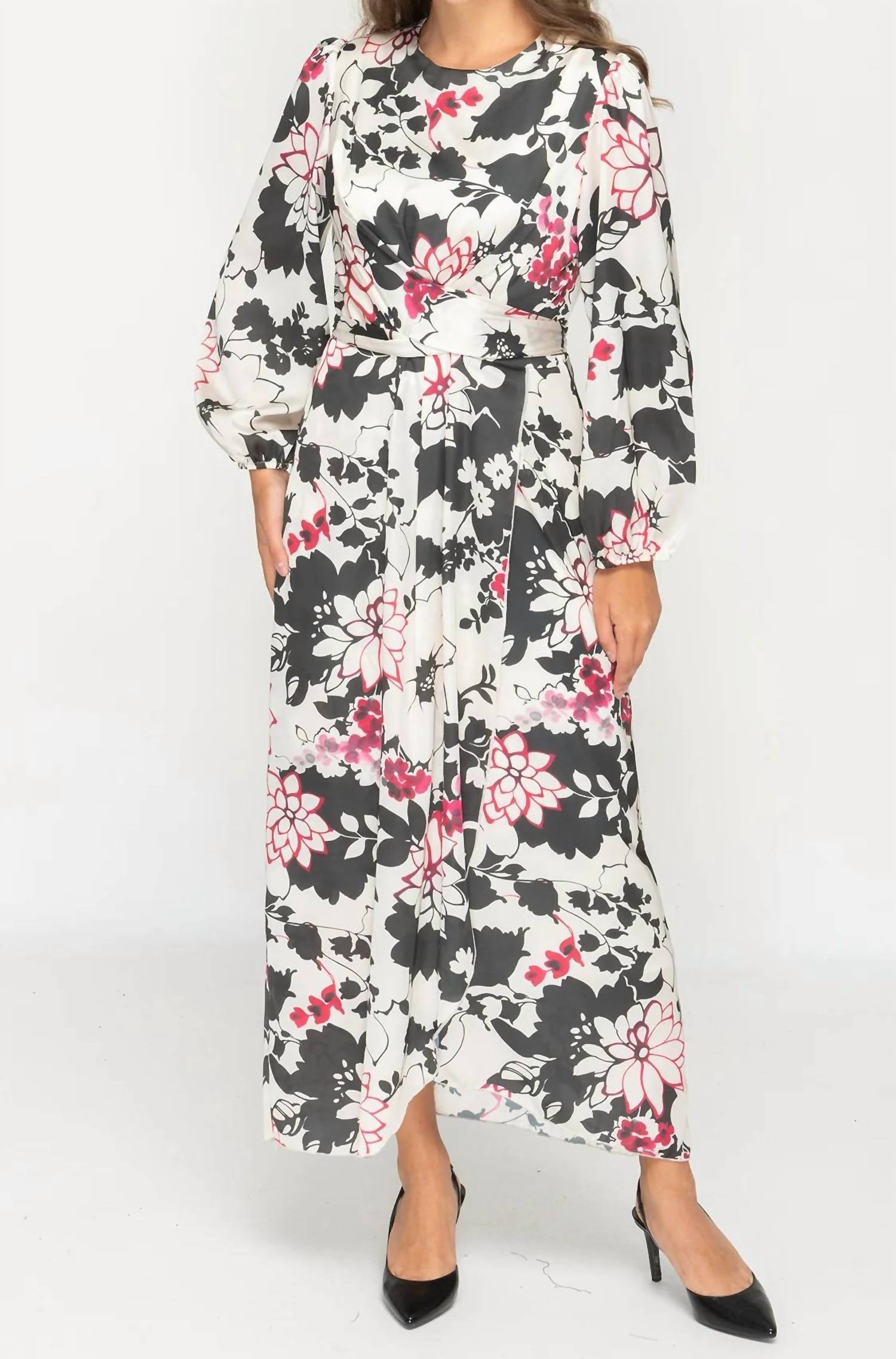 Kmw - Satin Wrap Dress