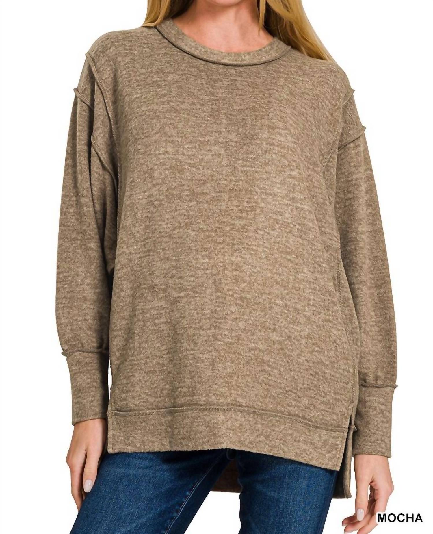 Zenana - Brushed Sweater