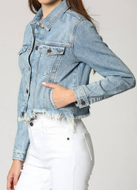 Hidden - Kelso Distressed Fray Jacket