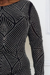 Symphony - Diamond Embellished Bodycon Dress