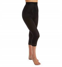 Rago - High Waist Capri Pant Liner With Tummy Control Satin Panel