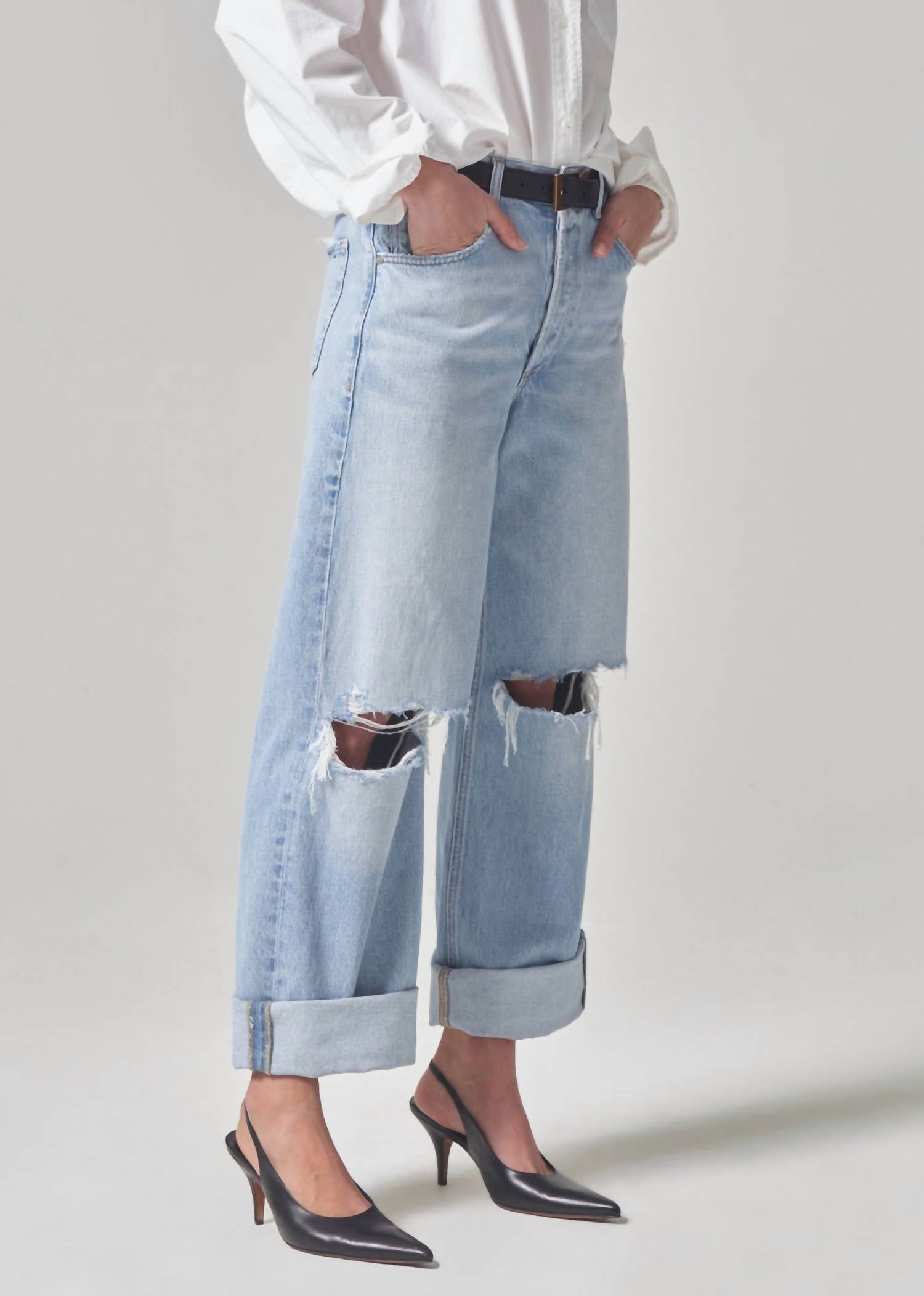 Citizens Of Humanity - Ayla Baggy Cuffed Crop Jean