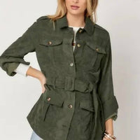 Davi & Dani - Green Courduroy Jacket