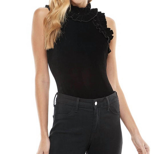 Tcec - Velvet Sawyer Ruffle Sleeveless Bodysuit