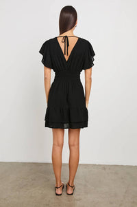Rails - Kimora Smocked Waist Linen Blend Mini Dress